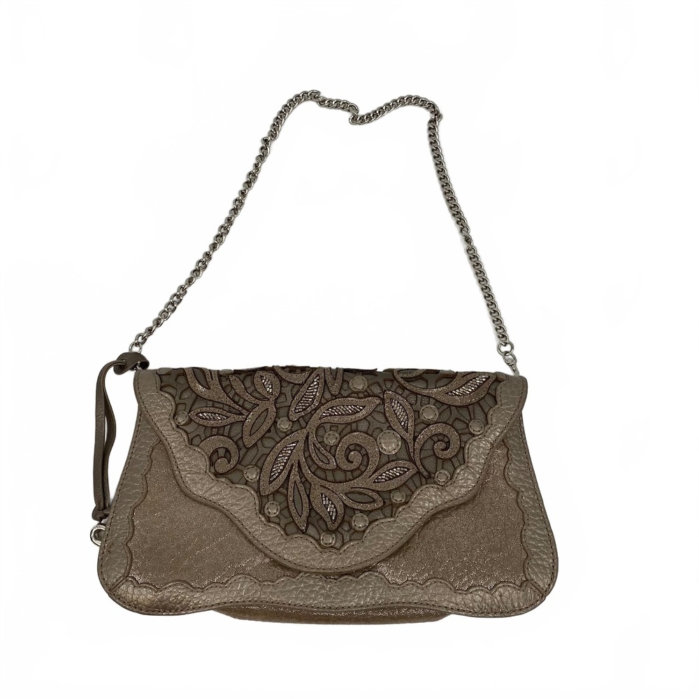 Brighton Beige Silver Shoulder Bag